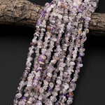 Natural Auralite 23 Cacoxenite Freeform Rondelle Chip Beads 15.5" Strand