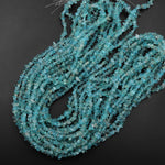 Natural Apatite Freeform Chip Nugget Beads 15.5" Strand
