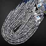 Faceted K2 Jasper Granite 6mm Rondelle Beads 15.5" Strand