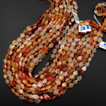 Natural Carnelian Smooth Teardrop Heart Gemstone Beads 15.5" Strand