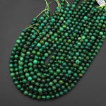 Natural African Green Jade Beads 4mm 6mm 8mm 10mm Smooth Round Gemstone Beads 15.5" Strand