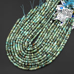 Natural African Turquoise Heishi Beads 4mm 6mm Gemstone 15.5" Strand