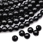 AAA Large Hole Beads 2mm 3mm Drill Natural Onyx 6mm 8mm 10mm Round Beads 8" Strand
