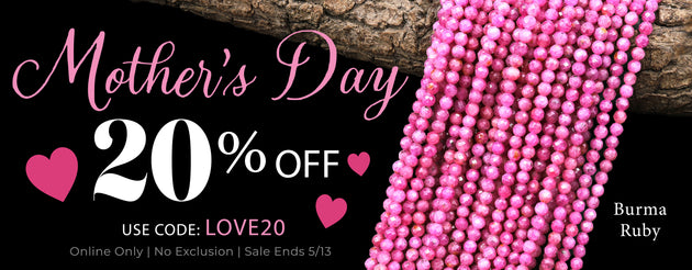 Burma Ruby; Mother's Day 20% OFF, USE CODE: LOVE20, Online Only, No Exclusion, Sale Ends 5/13
