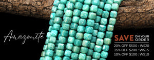 Natural Seafoam Green Blue Peruvian Amazonite Faceted 8mm Cube Beads 15.5