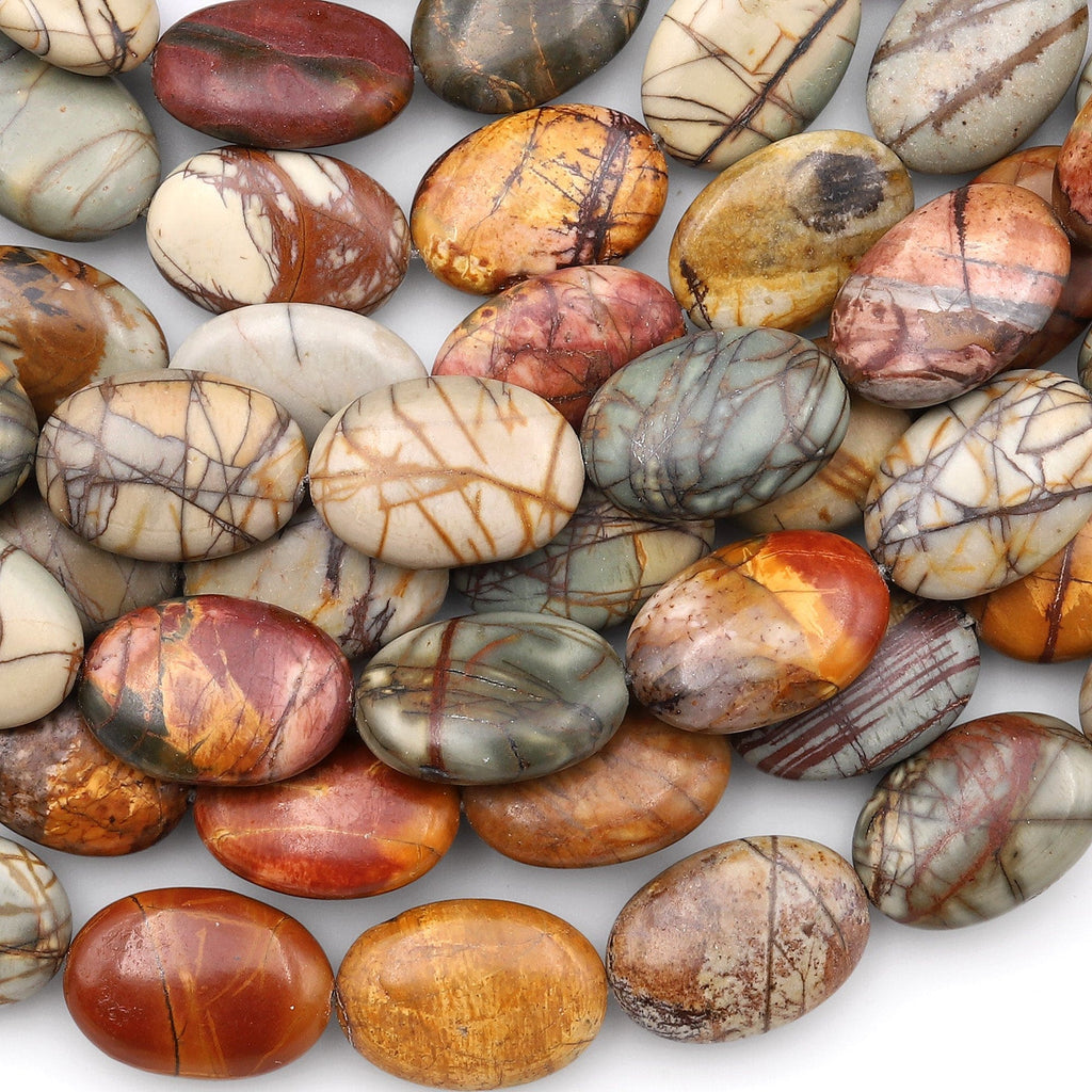 Red Creek Jasper Beads | Authentic Gemstone Beads | Free Shipping– Tejas Beads