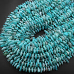Natural Peruvian Amazonite 10mm Rondelle Freeform Beads 15.5" Strand
