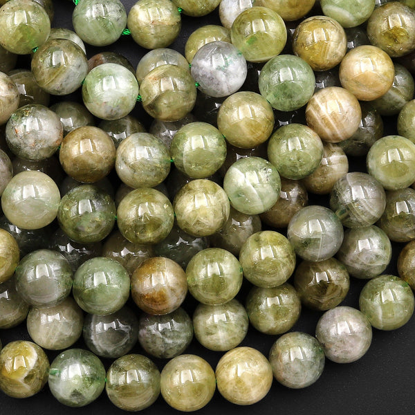 Rare Natural Tsavorite Green Garnet 6mm 7mm 8mm 10mm Round Gemstone Beads 15.5" Strand