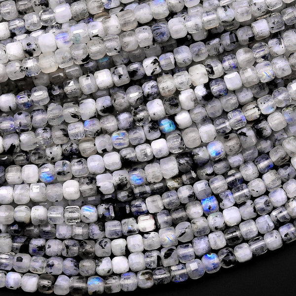 High Quality Synthetic Moonstone Mermaid Beads 8mm Clear Frosted 46 Pcs,  Jewelry Making DIY Crafts Beading Projects 