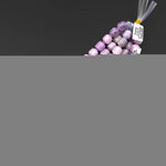 Large Hole Beads 3mm Drill Rare Natural Stormy Purple Kunzite 12mm Barrel Drum Beads 8" Strand