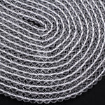 Faceted Natural Rock Quartz Round Beads 2mm 3mm 4mm 6mm 8mm 10mm 12mm Real Genuine Super Clear Crystal Quartz AAA 15.5" Strand