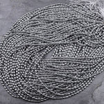 Shiny Titanium Hematite Rice Beads Drum Barrel Champagne Bronze Silver Gold Black 5x3mm 15.5" Strand