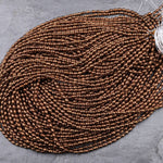 Shiny Titanium Hematite Rice Beads Drum Barrel Champagne Bronze Silver Gold Black 5x3mm 15.5" Strand