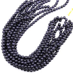 AAA Sparkling Blue Goldstone 4mm 6mm 8mm 10mm 12mm Smooth Round Beads 15" Strand