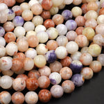 Mexican Morado Purple Opal Smooth Round Beads 6mm 8mm 10mm 12mm 15.5" Strand