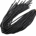 Natural Black Onyx 4mm 6mm Heishi Rondelle Beads 15.5" Strand