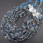 Natural Multicolor Kyanite Faceted 6mm Rounded Teardrop Briolette Beads 15.5" Strand