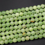 Green Calcite Round Beads 4mm 6mm 8mm 10mm 12mm 15.5" Strand