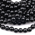 AAA Large Hole Beads 2mm 3mm Drill Natural Onyx 6mm 8mm 10mm Round Beads 8" Strand