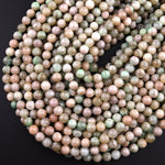 Rare! Natural Green Madagascar Moonstone Garnierite 4mm 6mm 8mm 10mm 12mm Round Beads 15.5" Strand