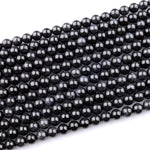 From Burma Stunning Natural Burmese Black Jade Round Beads 4mm 6mm 8mm 10mm 15.5" Strand