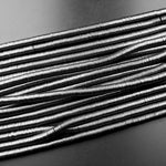 Natural Black Hematite Heishi beads 2mm 3mm 4mm 6mm 8mm Thin Rondelle 15.5" Strand