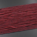 AAA Natural Red Garnet 3mm 4mm 5mm 6mm Round Beads 15.5" Strand