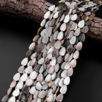 AAA Iridescent Hand Carved Natural Golden Smoky Champaign Black Brown Mother of Pearl Shell Beads Teardrop Leaf Shape 15.5" Strand