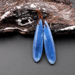AAA Rare Natural Argentina Lemurian Aquatine Blue Calcite Teardrop Earring Pairs Drilled Matched Gemstone Beads