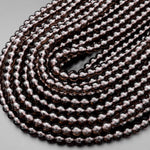 Natural Ice Obsidian 4mm 6mm 8mm 10mm Round Beads 15.5" Strand