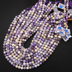 Natural Purple Opal Smooth Round Beads 6mm 8mm 10mm 15.5" Strand