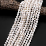 White Tibetan Agate 6mm 8mm Round Beads Dzi Agate Brown Etched Eye Mala Antique Boho Beads 15.5" Strand