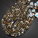 Natural Ocean Jasper Round Beads 6mm 8mm 10mm 12mm 14mm 15.5" Strand