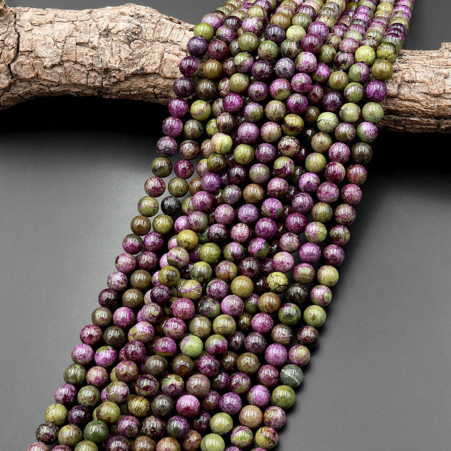 Natural Atlantisite Stichtite Beads 4mm 5mm 6mm 8mm 10mm 12mm 15.5" Strand