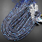 Blue Flashes~ AAA Natural Blue Labradorite 2mm 4mm 6mm 7mm 8mm 10mm Round Beads 15.5" Strand
