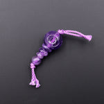 Natural Purple Amethyst Guru Beads 3 Holes T-Beads Set For Mala Making 10mm