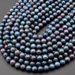 Natural Ruby Kyanite 6mm 8mm 10mm Round Beads Gemstone 15.5" Strand