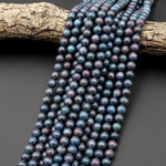 Natural Ruby Kyanite 6mm 8mm 10mm Round Beads Gemstone 15.5" Strand