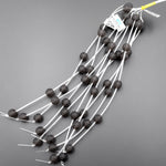 AAA Hand Carved Natural Ice Obsidian Meteorite Gemstone Round Beads 8mm 10mm 12mm 14mm