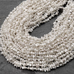 Small White Keishi Pearl Real Genuine Natural Freshwater Pearl 15.5" Strand