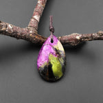 Natural Atlantisite Stichtite Teardrop Pendant Gemstone From Australia