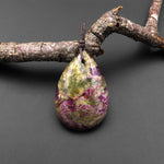 Natural Atlantisite Stichtite Teardrop Pendant Gemstone From Australia