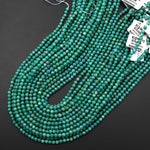 Natural Russian Amazonite Beads 4mm Smooth Round Beads Seafoam Blue Green Colors 15.5" Strand
