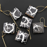 Natural Septarian Fossil Diamond Square Pendant Top Side Drilled Gemstone