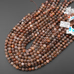 Rare Natural Red Copper Rutile Phantom Quartz Round Beads 6mm 8mm 10mm 12mm 15.5" Strand