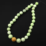 Natural Lemon Chrysoprase 14mm 18mm Round Beads Gemstone 15.5" Strand