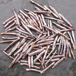 Rare Natural Mauve Pink Purple Long Biwa Stick Pearl Earrings Drilled Genuine Natural Freshwater Pearl Matched Pair