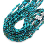 Natural Turquoise Freeform Raw Nugget Beads Untreated Genuine Real Stunning Blue Green Turquoise Gemstone 15.5" Strand