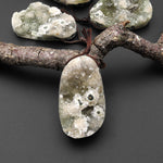 Natural Ocean Jasper Pendant Freeform Teardrop Oval Shape Gemstone PDT0210