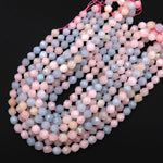 Star Cut Natural Beryl Jade Beads Faceted 10mm Rounded Nugget Aquamarine Morganite Alike 15" Strand